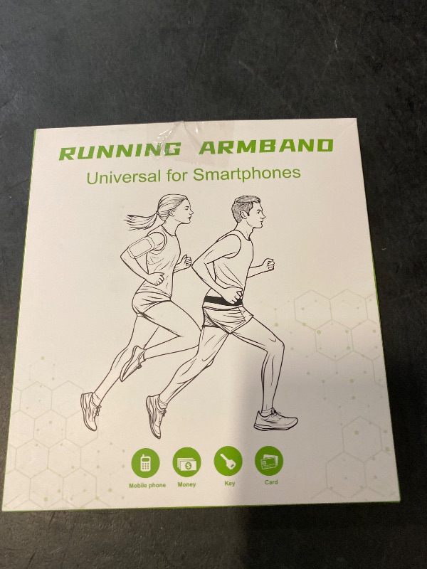 Photo 1 of Running Armband with Earphone Bag Cell Phone Armband for iPhone 16 15 Pro 14 Plus 13 11 XR XS, Galaxy S24/S10 Water Resistant Sports Phone Holder Case & Zipper Slot Car Key Holder for 6.9 inch Phone