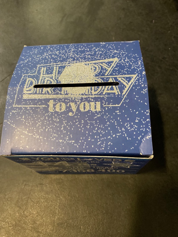 Photo 1 of TOYEISHI 14 Happy Birthday Money Box for Cash Gift, 14th Birthday Decorations for Boys and Girls, Gifts for 14 Year Old Boy, Boy Gift Ideas, Cool Things for Teen -Blue with 100PCS Bags