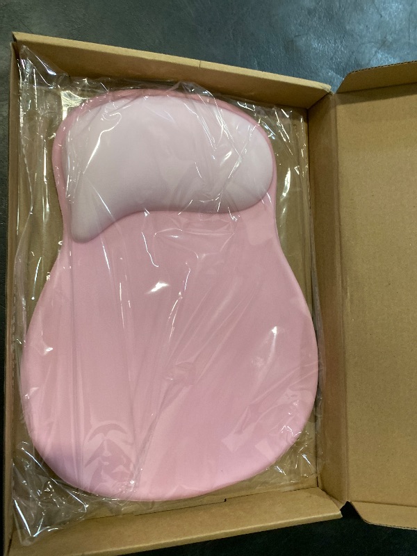 Photo 1 of ErgoComfort Gel Wrist Rest Mouse Pad-Ergonomic Office Mousepad with Wrist Support-Non-Slip, Design Desk Accessories Mat for Home&Game Decor (02Pink Serenity)
