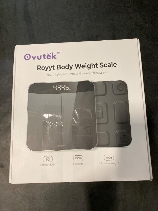 Photo 1 of Ovutek Bathroom Scales Digital Weight, Topnotch Quality 450lb Weight Scale, Most Accurate to 0.05lb, Automatic Weighing Scale for Body Weight, Baby, Pet, Larger LED, Sturdy and Durable Base Machine