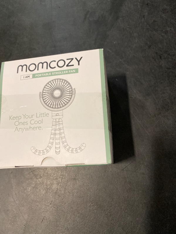 Photo 1 of Momcozy 8000mAh Portable Stroller Fan, 27H Ultra-long Battery Life Detachable 4 Speed 360°Rotate LED Night Light with 2 Modes, USB Rechargeable Handheld Cooling Fan for Travel/Car Seat/Bedroom