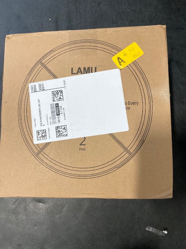 Photo 1 of LAMU 2 Pack Lazy Susan Turntable Organizer for Cabinet with 4 Removable Bins 10.6'' Rotating Condiment Snack Organizer Storage for Kitchen Pantry, Fridge, Bathroom, Medicine Cabinet Organizer