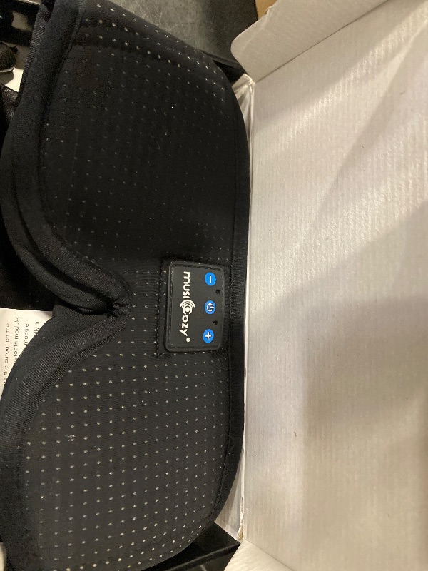 Photo 1 of MUSICOZY 3D Bluetooth 5.4 Sleep Headphones, Breathable Wireless Music Eye Mask, Sleeping Headphones with Headband for Side Sleepers, Women, Men, Air Travel, Unique Tech Gifts