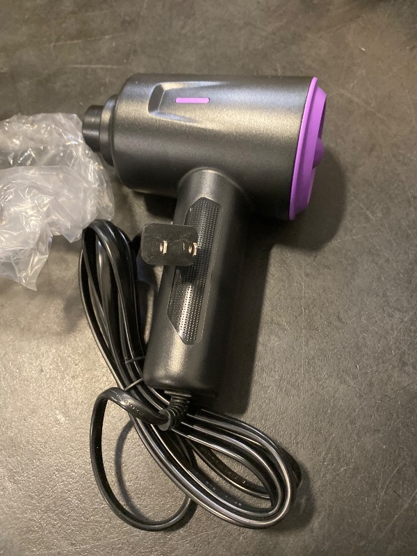 Photo 1 of Goweto Compressed Air Duster - Air Blower - Keyboard Cleaning Kit - Energy Efficient - Environmental Alternative to Spray Air Can - 5.74 oz Powerful Motor(Purple)