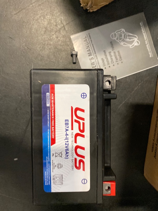 Photo 1 of UPLUS YTX7A-BS Motorcycle Scooter Battery, EB7A-4-I Maintenance Free 12V 6Ah SLA Batteries ATV AGM Battery, Replacement for YTX7A-4, ETX7A-BS, LTX7A-BS,NTX7A-BS,FTX7A-BS, ENTX7A-BS, GTX7A-BS, MTX7A-BS
