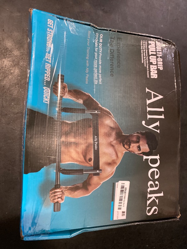 Photo 1 of Ally Peaks Pull Up Bar for Doorway | Thickened Steel Max Limit 440 lbs Upper Body Workout| Multi-Grip Strength| Indoor Chin-Up Bar Fitness Trainer for Home Gym Portable