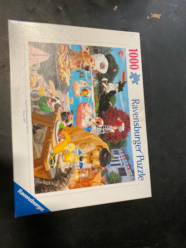 Photo 1 of Ravensburger Dog Days of Summer 1000 Piece Jigsaw Puzzle for Adults - 12000546 - Handcrafted Tooling, Made in Germany, Every Piece Fits Together Perfectly
