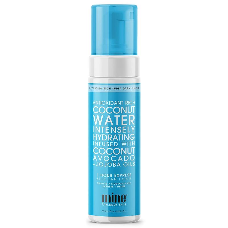 Photo 1 of Minetan Skin Loving Self Tan Foams | Tanning Treatments Collection - Deep Dark Brown Skin Finish, 1 Hour Express Mousse, Face & Body Fake Tanner, Ultra Hydrating Glow, Vegan & Paraben Free, 6.7 Fl Oz