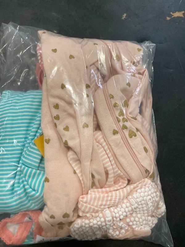 Photo 1 of (12M) Gerber Baby Girls' 4-Pack Footed Pajamas, Love Llamas Pink, 12 Months