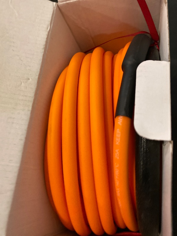 Photo 1 of YAMATIC Upgraded Flexible Pressure Washer Hose 50 FT 3400 PSI, 1/4" Wear & Kink Resistant Power Washer Hose with Heat Protect Sleeve, Durable Replacement Hose for Uberflex Flexzilla Ryobi