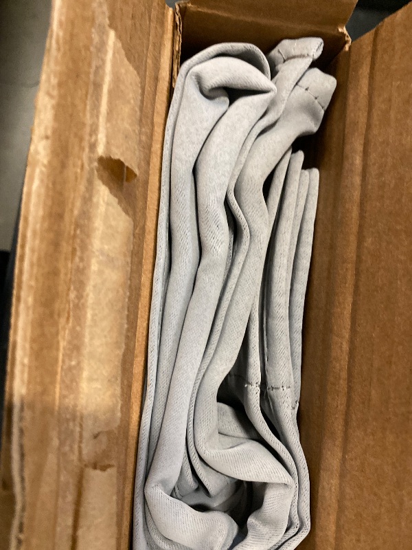 Photo 1 of NICETOWN Small Curtain for Half Window, Blackout Short Window Treatment Curtains Solid Grommet Drapers for Bathroom/Living Room, 42" Wide x 36" Long 1.2 inches Header, Silver Grey, 1 Pair