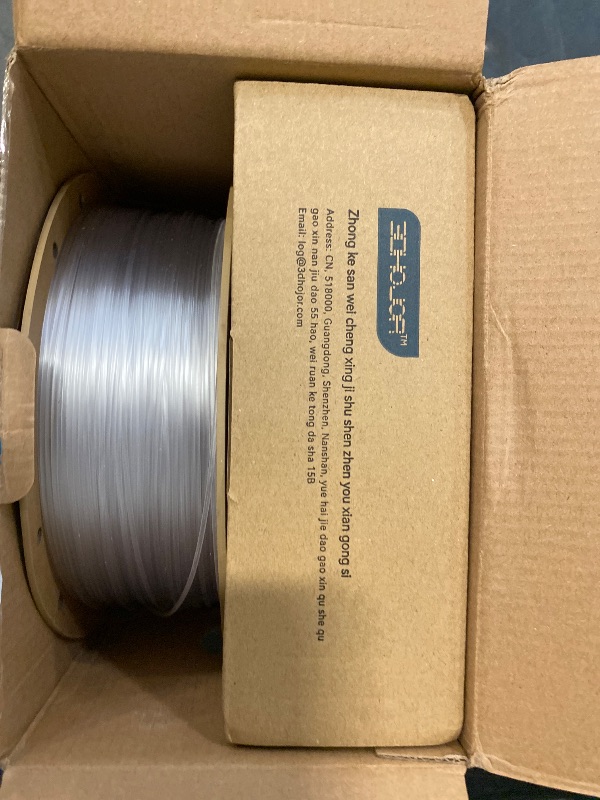 Photo 1 of Creality 2 Pack 3D Printer Filament, PLA Filament 1.75mm Bundle 2Kg for 3D Printing (White & Grey)