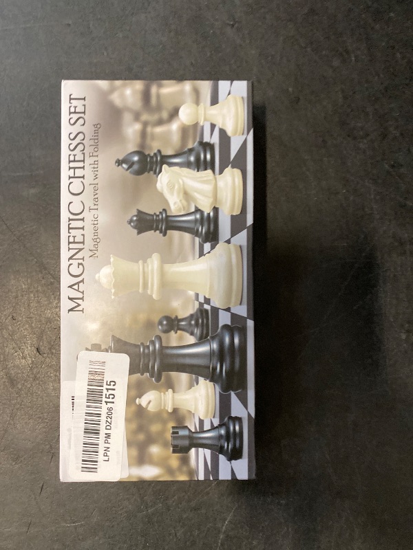 Photo 1 of Travel Chess Set Magnetic Portable Folding Chess Board - Small Mini Chess Set - (Small / 7.6 Inch)
