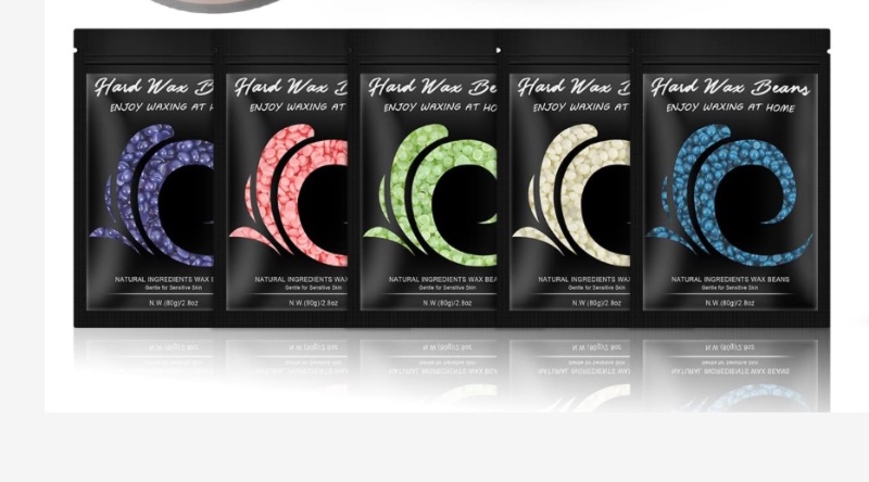 Photo 1 of 14oz 5 Bags Hard Wax Beans for Full Body, Legs, Face, Eyebrows, Bikini, Brazilian Waxing Kit for Women Men