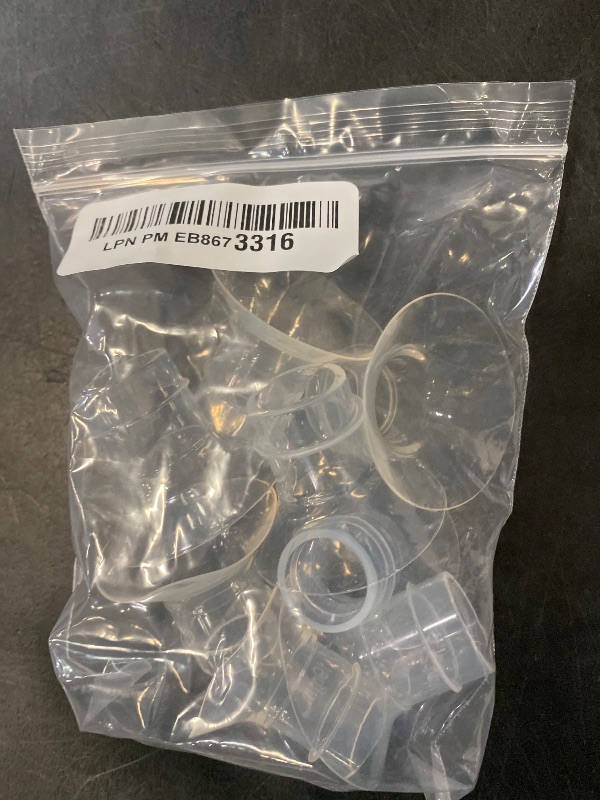 Photo 1 of 8PCS Flange Inserts 19mm/21mm,Compatible with Momcozy/Medela/Elvie/Spectra/Bellababy/TSRETE/kmaier Breast Pump Replacement Parts,for 24mm Flange/Shield of Most Pumps,Reduce 24mm to Other Size,4pc/size