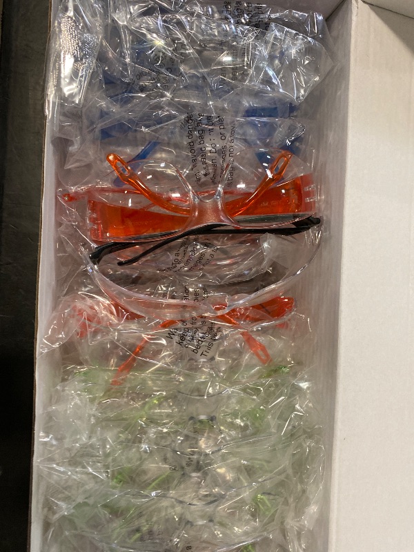 Photo 1 of Aqulius 24 Pack Kids Safety Glasses ANSI Z87-6 Colors Kids Safety Goggles - Crystal Clear Eye Protection for Children
