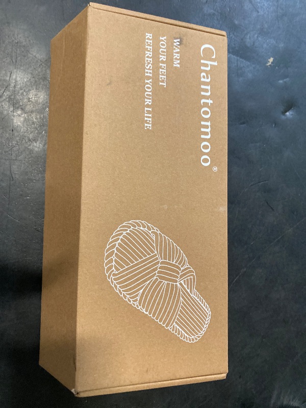 Photo 1 of  Size 4.5 5 6 Slippers for Women Memory Foam House Womens Slipper Slides Home Bedroom Bathroom Spa Open Toe Corduroy Bow Slippers Cozy Comfortable Brown