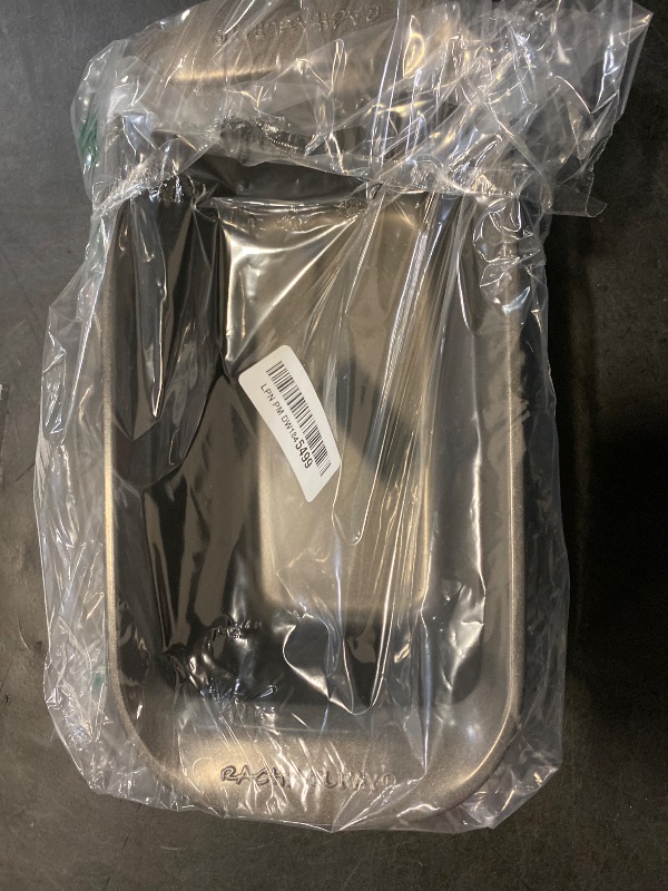 Photo 1 of Rachael Ray Bakeware Meatloaf/Nonstick Baking Loaf Pan with Insert, 9 Inch x 5 Inch, Gray