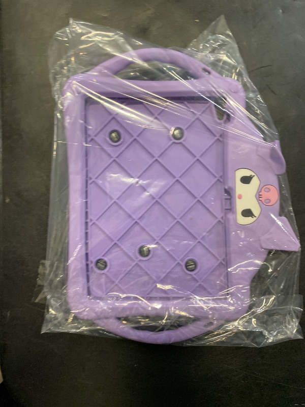 Photo 1 of Kuromi iPad Case: Cute Silicone Cover with Stand, Handles