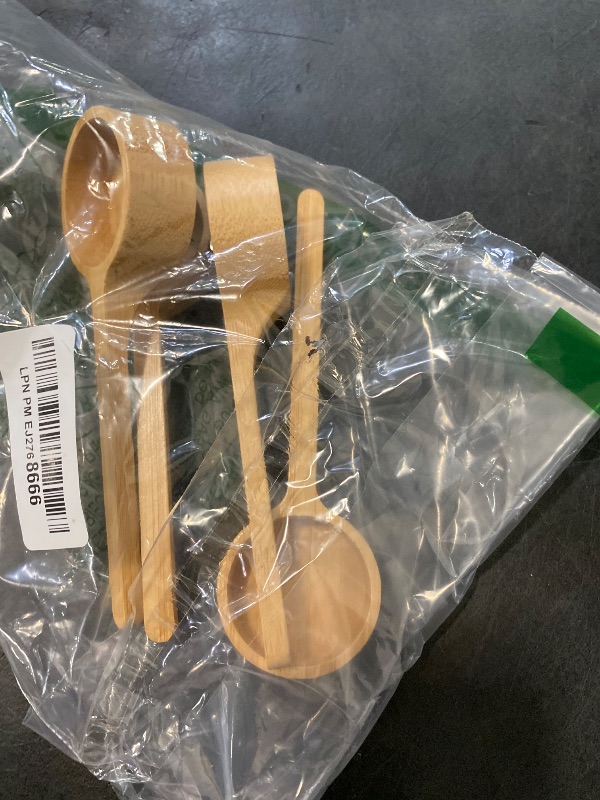 Photo 1 of Bamboo Wooden Coffee Scoop Long Handle Measuring Scoop for Jars