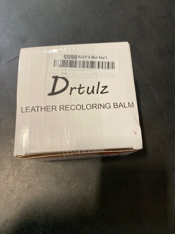Photo 1 of Dark Brown Leather Recoloring Balm, Leather Repair Kit for Furniture, Leather Scratch Remover, Leather Color Restorer for Couch, Car Seats, Shoes - Repair Leather Dye for Scratched and Faded Leather