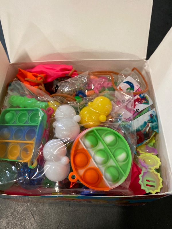 Photo 1 of Erosbon 135pcs Party Favors for Kids 3-5 4-8-12, Fidget Toys Easter Eggs Fillers Birthday Gift Treasure Box Toy Prizes for Children, Bulk Goodie Bag Stuffer Carnival Prize Reward