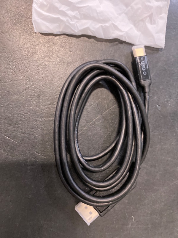 Photo 1 of PAKLIMCN USB c to displayport Cable USB-c to displayport Type c to displayport 1.4 USB-c to dp 8K@60Hz Thunderbolt 4 to displayport 4K 144Hz G-Sync Compatible - for iPhone15 (C to DP 6FT)