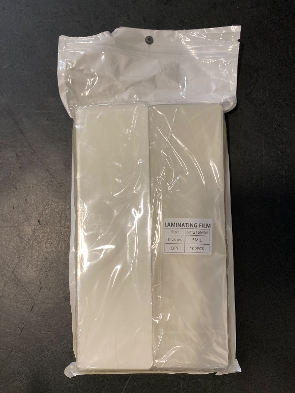 Photo 1 of 200Pieces Bookmark Laminating Pouches 2 * 8inch Hot Laminator Sleeves 5 Mil Compatible with Most Pouch Laminating Machines for Book Lovers Nature Lovers