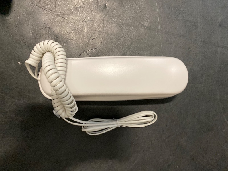 Photo 1 of Corded Phone for Home, Durable landline Phone with Large Buttons for Seniors, Versatile Mini Phone for The Home, Office, and More(White)