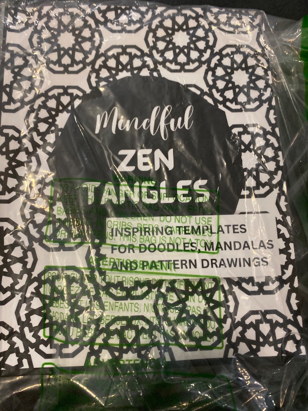 Photo 1 of Mindful Zen Tangles: Inspiring templates for doodles, mandalas and pattern drawings