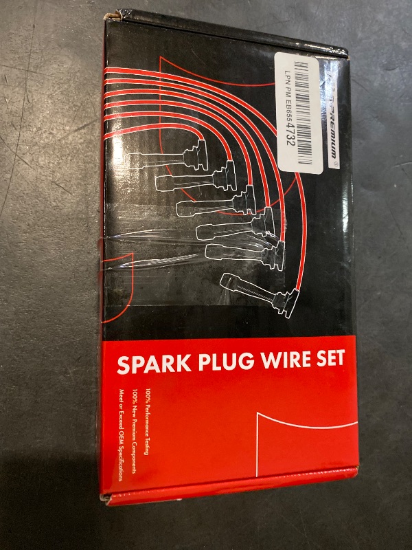 Photo 1 of A-Premium Ignition Spark Plug Wires Set of 4 Compatible with Toyota Corolla 1998 1999 2000 2001 2002 L4 1.8L