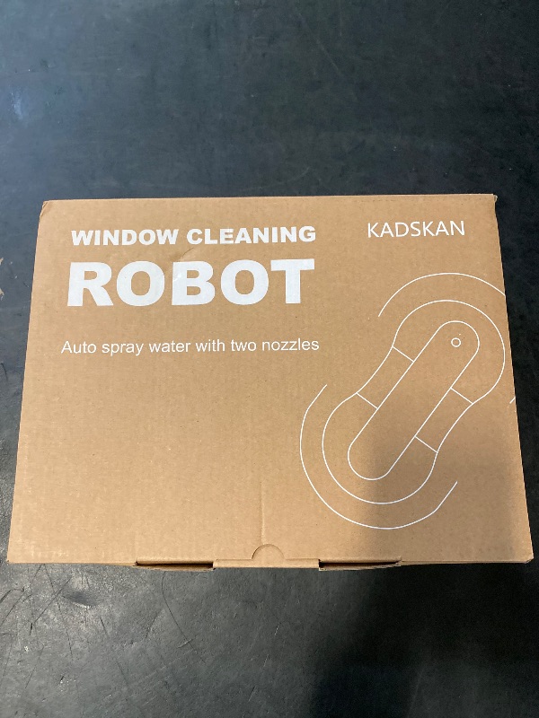 Photo 1 of KADSKAN Window Cleaning Robot, Automatic Window Cleaner with Water Spray for Windows/Tiles/Class Door, Inside/Outside, 5600Pa Suction Power, 3.0 Path Planning, Remote Control