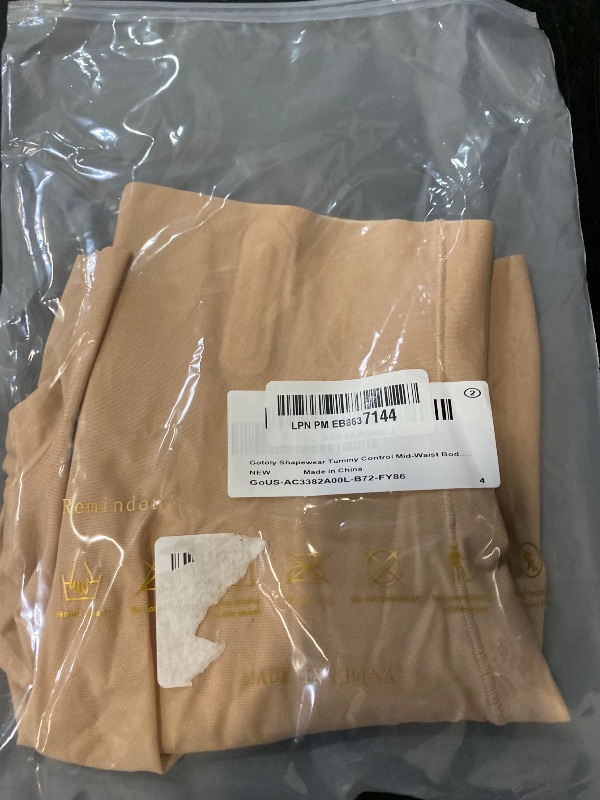 Photo 1 of Large Gotoly Shapewear Tummy Control Mid-Waist Body Shaper Shorts Butt Lifting Panties Shapewear Shorts (Beige,)
