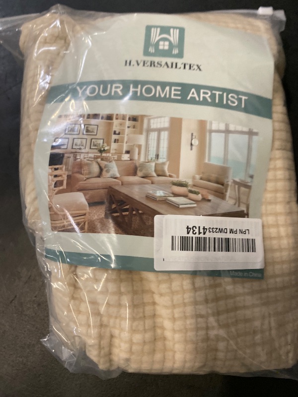 Photo 1 of H.VERSAILTEX Super Stretch Individual Seat Sofa Covers Couch Slipcover Sets Thick Jacquard Textured Twill Fabric (2 Piece Medium Sofa Cushion Covers, Natural)