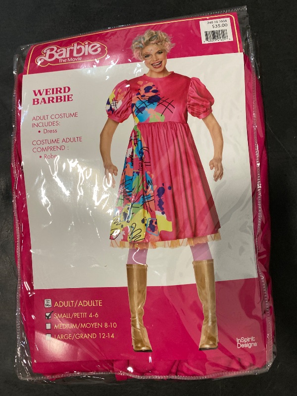 Photo 1 of Size S InSpirit Designs Adult Barbie the Movie Weird Barbie Costume | Officially Licensed | Barbie Movie Costumes | Weird Barbie-