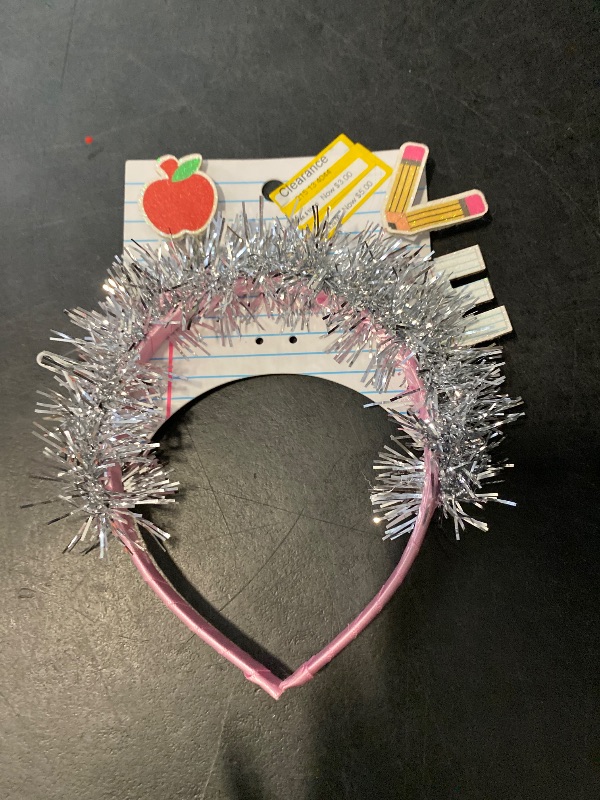 Photo 1 of Silver Pink Headband Hair Accessories for Girls