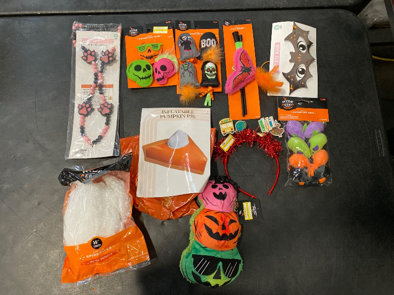Photo 1 of 10 Miscellaneous Halloween items 
