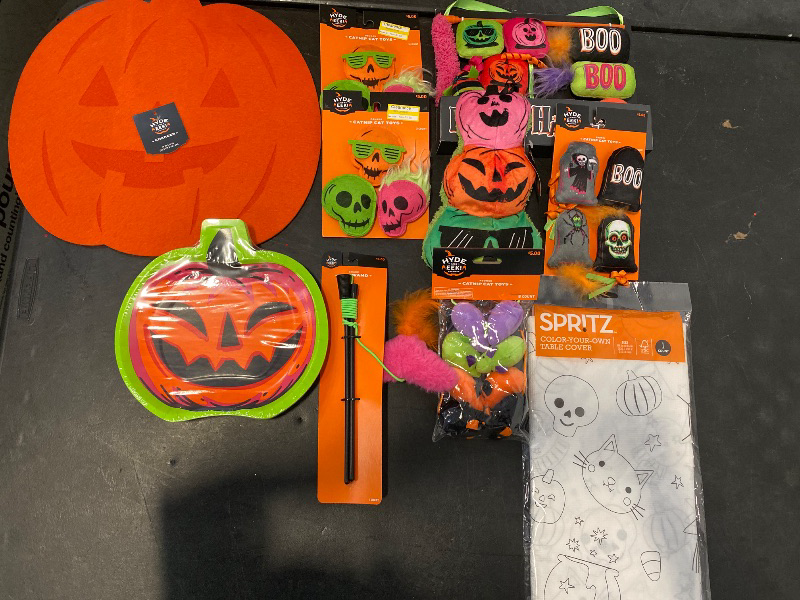 Photo 1 of 10 Miscellaneous Halloween items 

