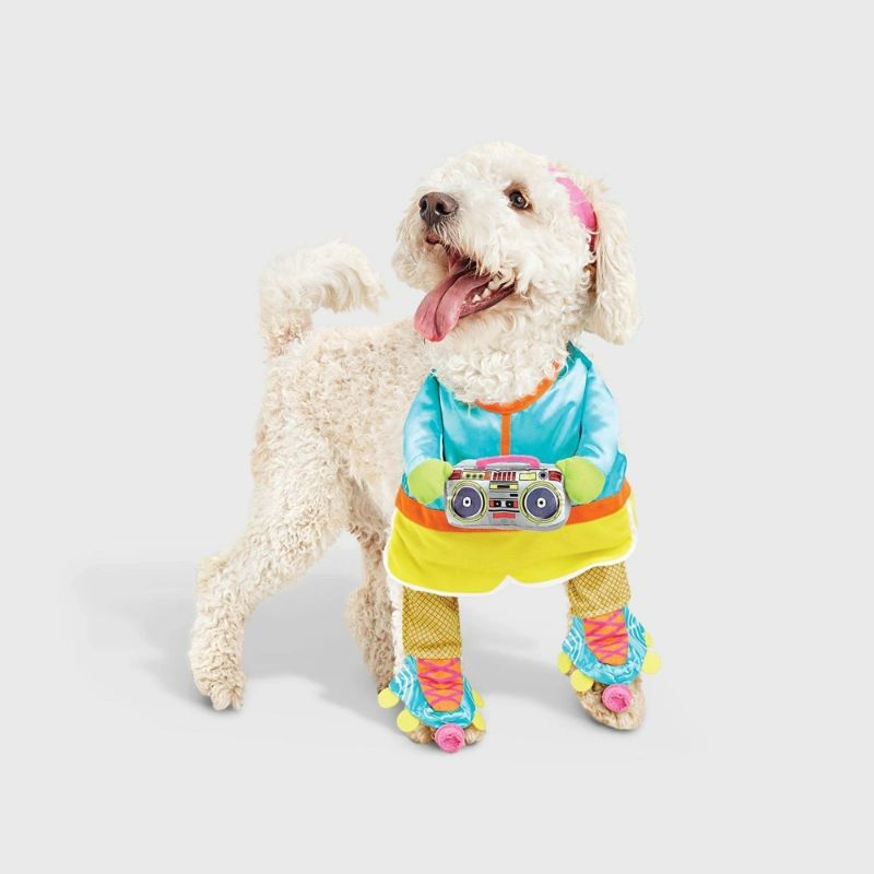 Photo 1 of Size L Halloween Retro Skater Dog Frontal Costume with Boombox Toy 