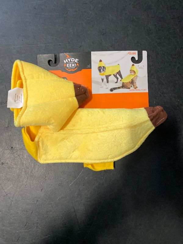 Photo 1 of Size XS Halloween Full Body Banana Dog and Cat Costume