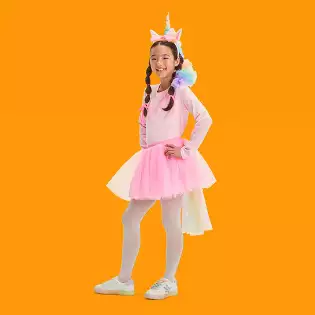 Photo 1 of One size Kids Light Up Unicorn Halloween Costume Kit One Size Fits Most - Hyde & EEK!