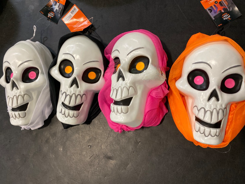 Photo 1 of 4Pack Hyde & EEK 65" Black Light Responsive Ghoul Ghost Halloween Decorative Prop 