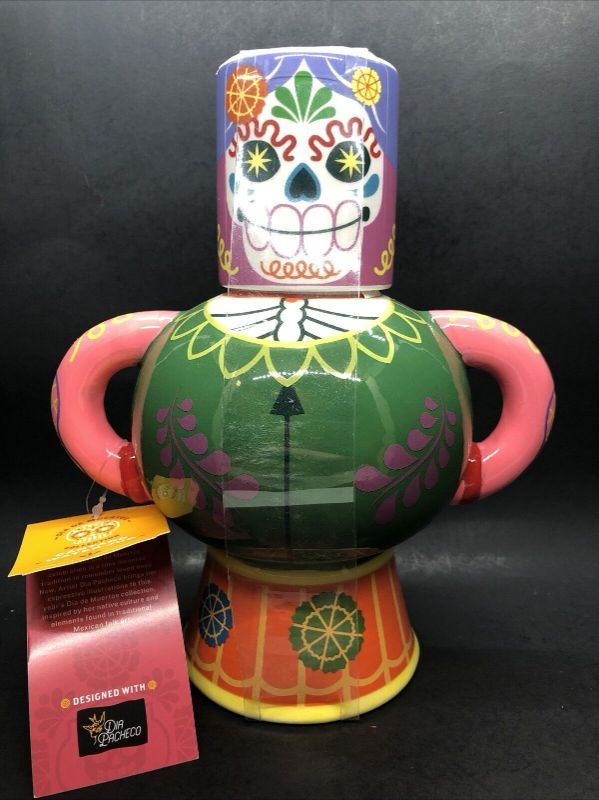 Photo 1 of Dia De Muertos Target Cantaro Water Jug Tumble up Dia Pacheco NEW 2024
