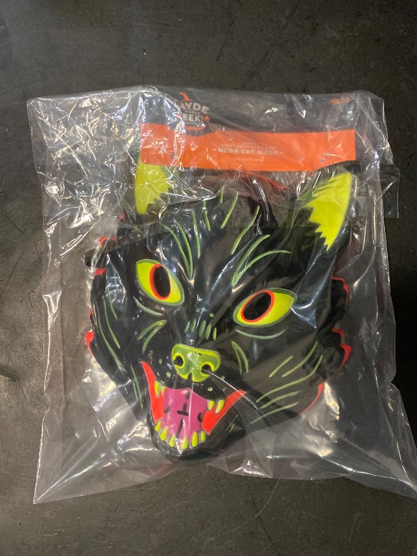 Photo 1 of Neon Cat mask 