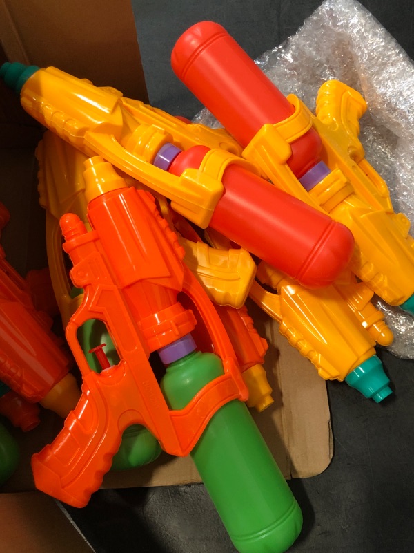 Photo 1 of Wettarn 12 Pieces Water Gun Outdoor Squirt Guns Indoor Party Water Pistol Summer Gifts for Boys Girls Adults Kids Swimming Pool Beach Bath, Multicolor