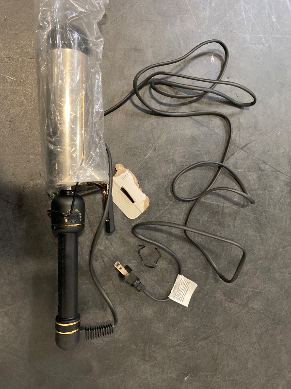 Photo 1 of HOT TOOLS New and Improved 24K Gold Professional 2" Extended Barrel Curling Iron with Clamp for Loose Bouncy Curls | 24K Gold Technology for Long-Lasting Results & Longer Barrel for Easy Styling