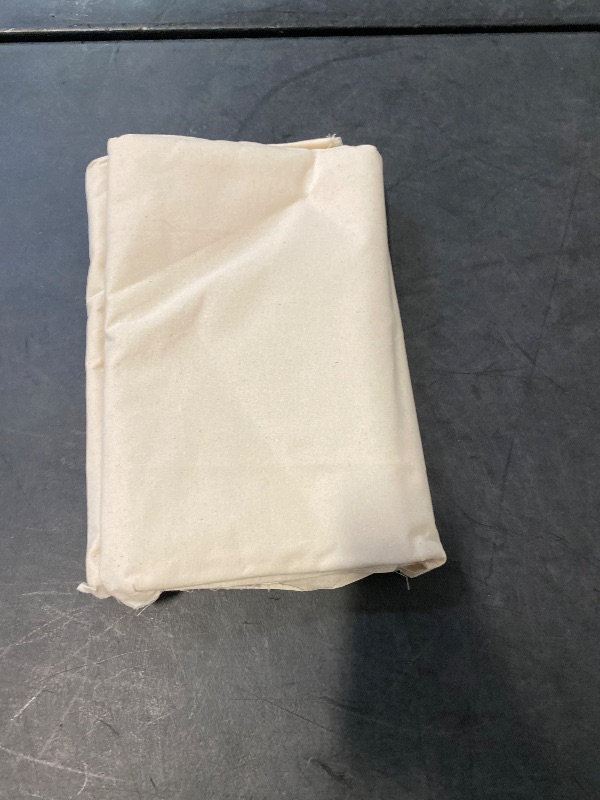 Photo 1 of HOTGODEN Medium Weight 100% Cotton Muslin Fabric: 63 inch x 5 Yards Unbleached Muslin Linen Fabric Material for Sewing Material Apparel Cloth
