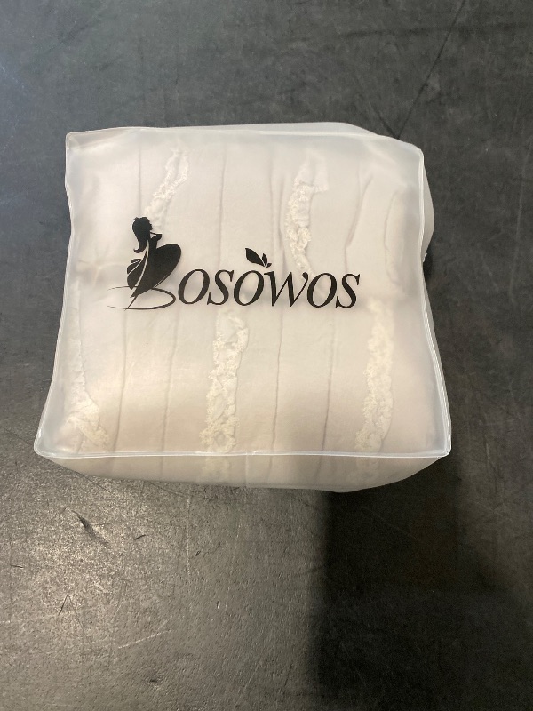 Photo 1 of BOSOWOS King Size Pillow Shams Set of 2, Ultra Soft Breathable 20 x 36 Inches Pillow Case Envelope Closure, Microfiber Boho Farmhouse Pillowcases for Easy Care, Khaki