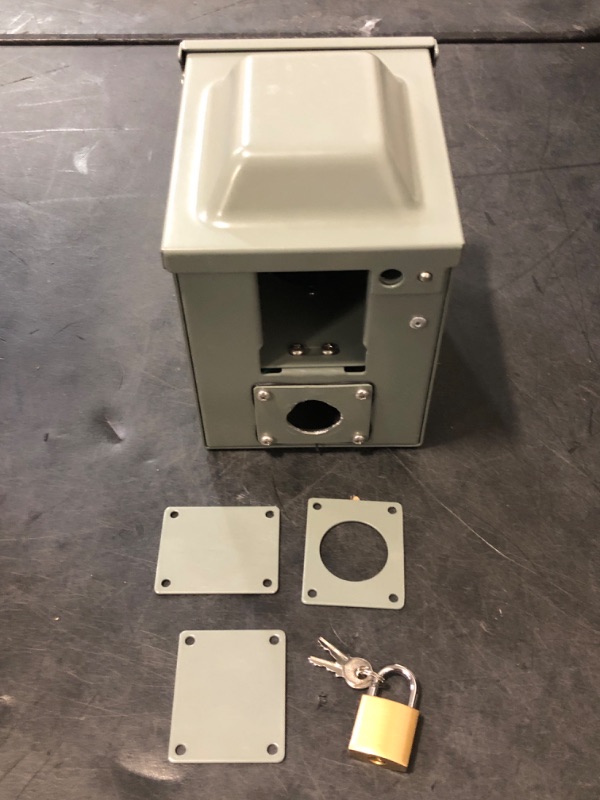 Photo 1 of RVGUARD 50 Amp 250 Volt 6-50R EV/Welding Power Outlet Box, Enclosed Lockable Waterproof Outdoor Electrical Panel