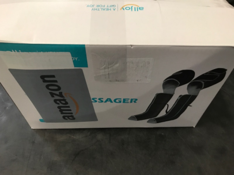 Photo 1 of ALLJOY Leg Massager with Heat and Compression, Leg Massager for Circulation and Pain Relief FSA Helpful for Swollen Legs, Edema, RLS, Mothers Day Gifts for Mom Dad Men Women